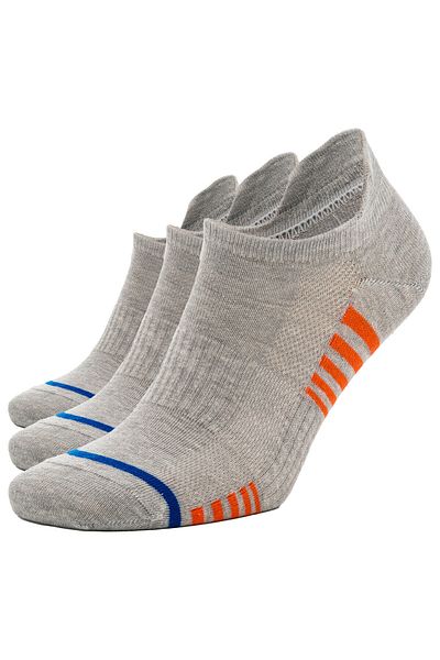 SONNORS 3 Pairs of Patterned Sneaker Socks