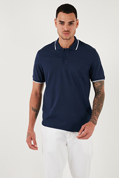 Buratti Pánské bavlněné tričko Polo Neck – Regular Fit5902063