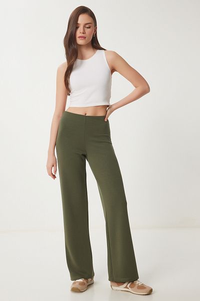 Lovelyİstanbul Φαρδύ πόδι Modal Sweatpants KHAKI LUB0093
