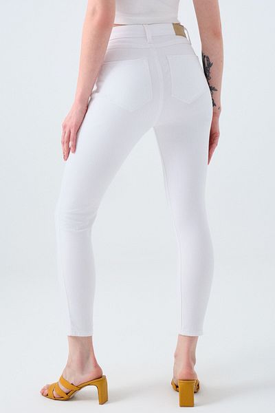 Loft Natalie Julia White Women's Trousers