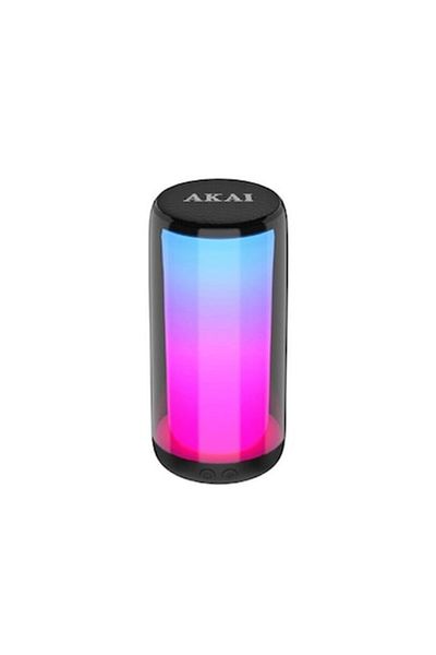 AKAI Portable Speaker Akai CS2-GLOW, 10W, Bluetooth, USB, micro SD card slot, disco lights