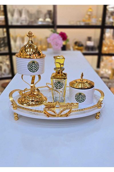 D&H Damanhoor Luxury Incense Bakhoor Burner Gift Set