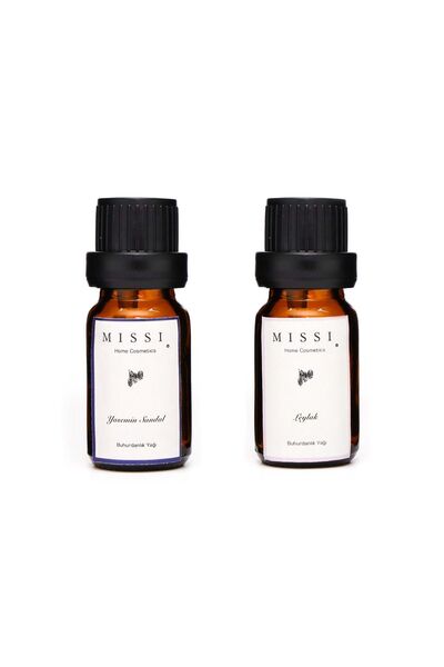 Missi 2'li Yasemin Sandal & Leylak Buhurdanlık Esansı /yağı