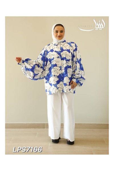 AL BATOOL Linelle Bold Printed Long Sleeve Co-ord Set For Women, Fashionable Two-piece Outfit, Comfortable