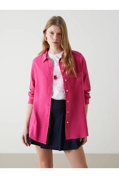 LC Waikiki Xside Linen Blended Women's Shirt