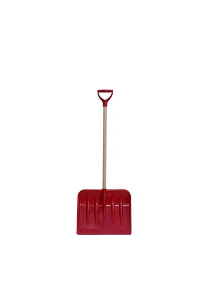 JuCo Snow Shovel Reinforced Plastic With Wooden Handle 445X410Mm