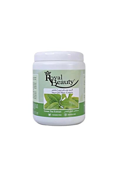 Royal Beauty كريم حمام زيت للشعر شاي اخضر 1000مل