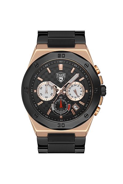 Tiger Tiger Men's Wristwatch Ti-606Md 33 mm Black