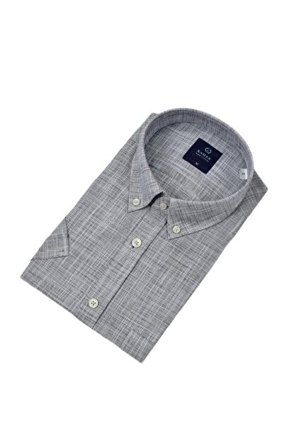 KAMER Чоловіча сорочка з короткими рукавами, бавовна 9426 BGL-ST04571