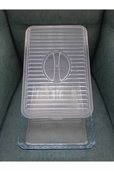 bir sürü eşya pak market Rectangular Pyrex Lid Plastic Quality 40,5Cmx27,5Cm