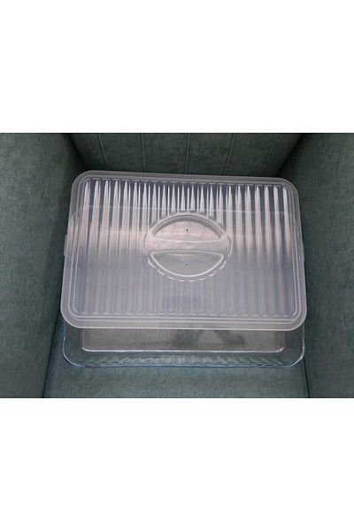 bir sürü eşya pak market Rectangular Pyrex Lid Plastic Quality 40,5Cmx27,5Cm