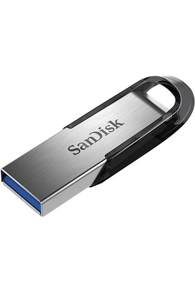SanDisk محرك أقراص فلاش USB 3.0 فائق السرعة بسعة 32 جيجابايت - تصميم فضي أنيق، هيكل معدني متين