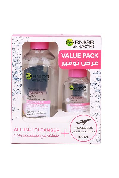 Garnier Skin Active Micellar Cleansing Water Sensitive Skin 400 ml + 100 ml