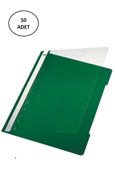 PRATİKOBA Ticon Plastic Ring Binder Green 50 pcs