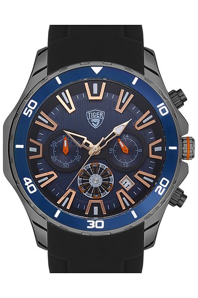 Tiger Tiger Men's Wristwatch Ti-605-C 42Mm-46Mm Black