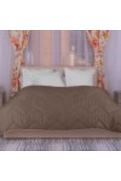 Pucioasa Winter Wool Quilt Polycotton 140X210cm, Pucioasa, Brown