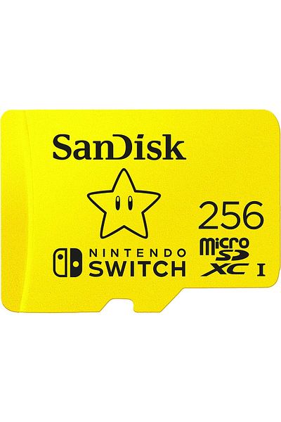SanDisk 256GB microSDXC UHS-I Card for Nintendo Switch – Fast Load Times, Licensed by Nintendo