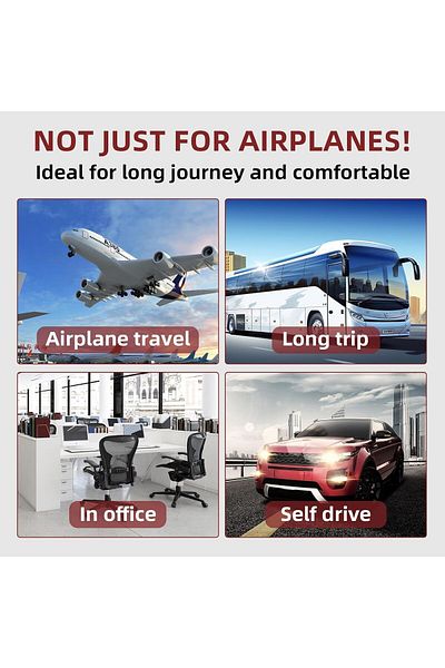fulina 2PCS Airplane Travel Foot Hammock, Provides Foot Rest for Air Travel, Portable