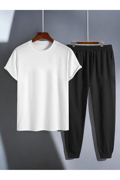 uyguntarz Σετ αθλητικής φόρμας Unisex Scream Black Design με εμπριμέ μπλουζάκι