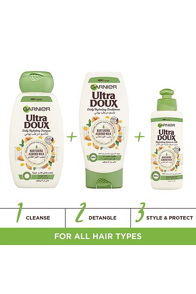 Garnier Ultra Doux Nurturing Almond Milk Shampoo 400 ml