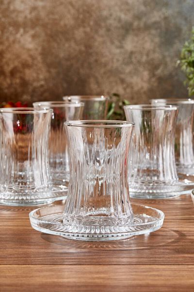 Paşabahçe 12 Piece Elysia Tea Set