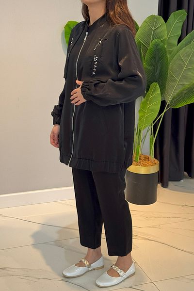 Nuss Pocket Detail Suit 1049 Black