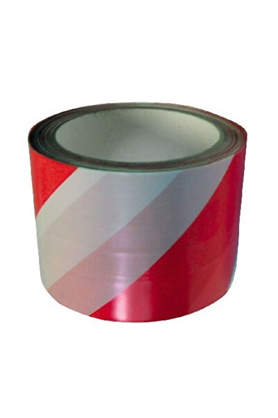 Proline Κόκκινη-λευκή δίχρωμη ταινία προειδοποίησης 75Mm / 100M