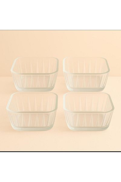 decovien 4 Bowl Snack Bowl & Saucer