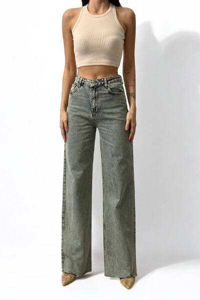 LACARINO 7937 Широки дамски дънки