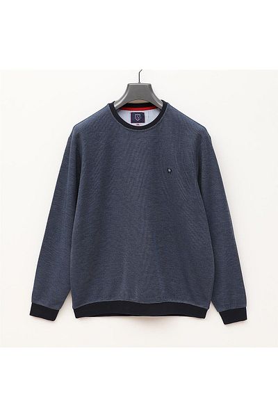 Dio Rise Ανδρικό μακρυμάνικο λεπτό φούτερ - CZT-130 - Petrol - Navy Blue