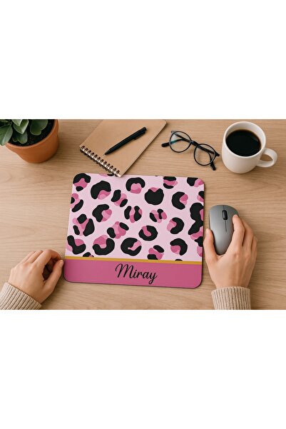 Sevimli Hediye Kişiye Özel Mousepad - Kişiselleştirilebilir - İsim Yazılabilir - 17x21 cm