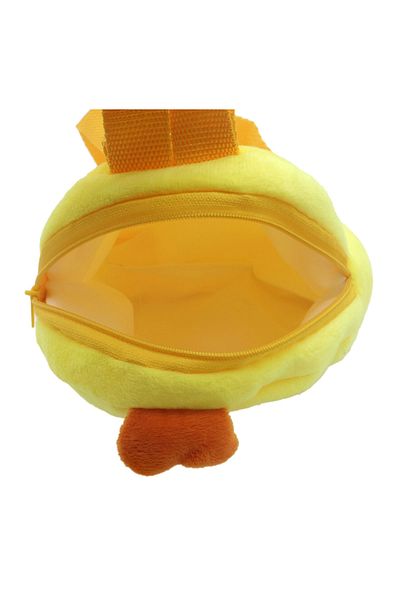 OEM Small Kindergarten Backpack, Fluffy, Duck Pattern, For Children And Preschoolers