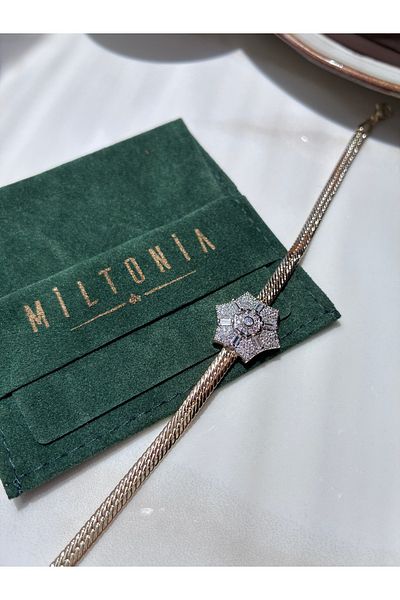 Miltonia Zircon Stone Star Stylish Tarnish-Free Bracelet