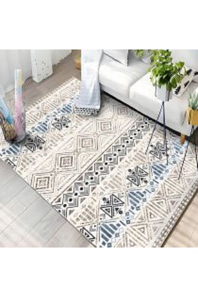Primo Plus Rectangular Soft Touch Carpet Multicolour 140 x 202cm