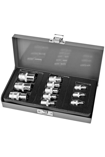 PROLINE Torx E4-E20 Tubular Set With Adapters - 11P.