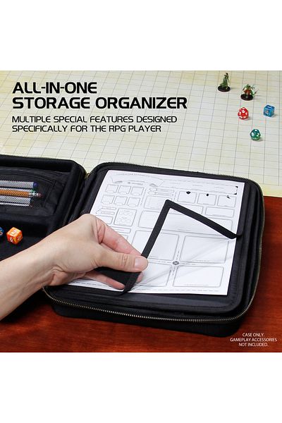 Enhance RPG Canvas Black Organizer Bag