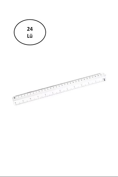 PRATİKOBA Rio Ruler Trebble Ruler 30 Cm (Pack of 24)