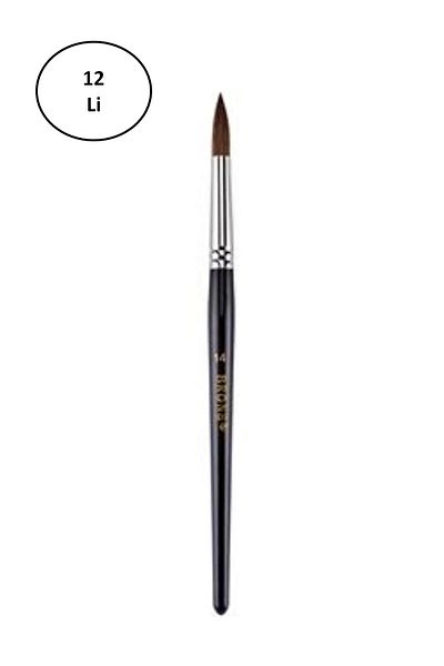 Toptan Bulurum 12 Pieces Brons Water Color Brushes - No:14