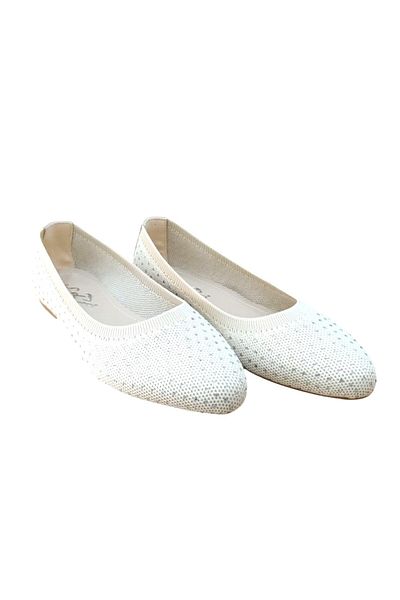 SDF SHOES 243 Women's Stone Knitwear Ballerina