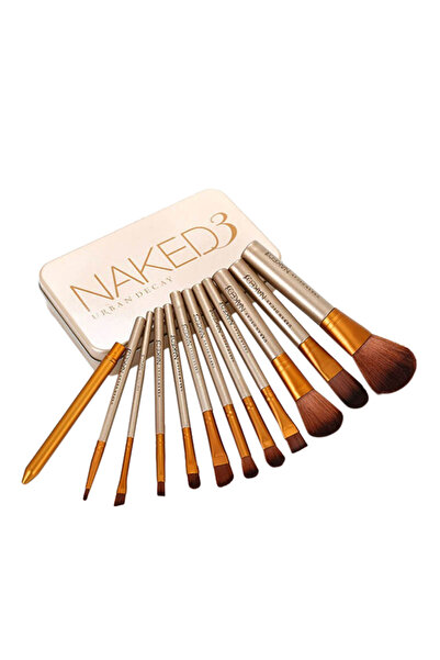 HALAMODO Gold 12-Piece Brush Makeup Set