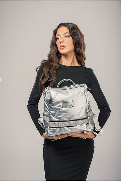 ÇÇS Ççs Women's Shoulder Bag Ccs18008 Silver