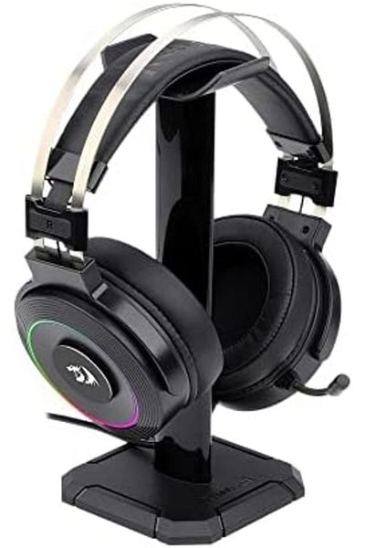 REDRAGON سماعة رأس H320 للألعاب بصوت محيطي افتراضي مع منفذ USB وإضاءة RGB وتأثيرات صوتية ثلاثية الأبعاد 7.1، لون أبيض