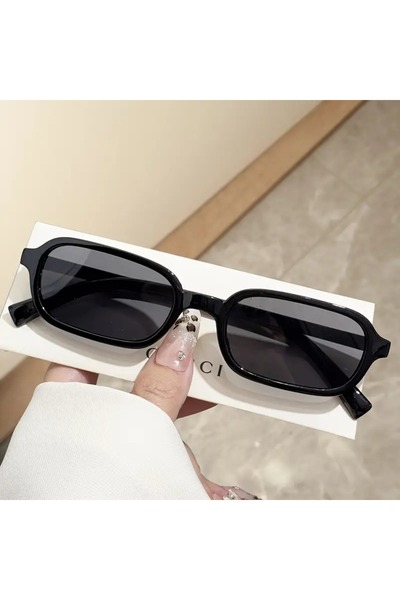 mujeres Unisex Slim Design Rectangular and Cat Model Stylish Quality Sunglasses