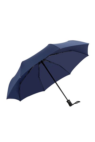 HALAMODO Tri-Fold Umbrella Blue