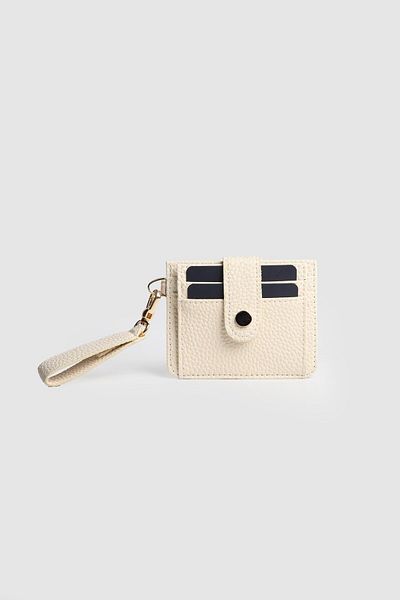 La La'Graccio Paris La'Graccio Paris Women's Greenhouse Card Holder Wallet Cream