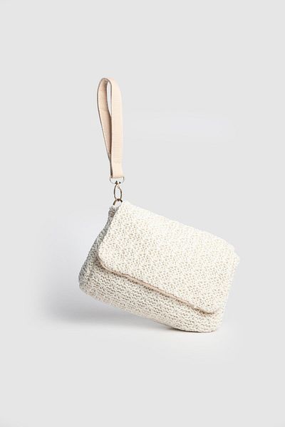 La La'Graccio Paris La'Graccio Paris Women's Festa Knitted Strap Bag Knitted Cream