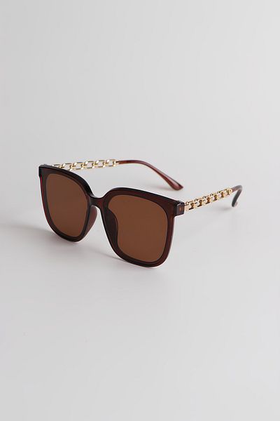 MACERATİ Cloe Unisex Brown 2025 Metal New Season Sunglasses