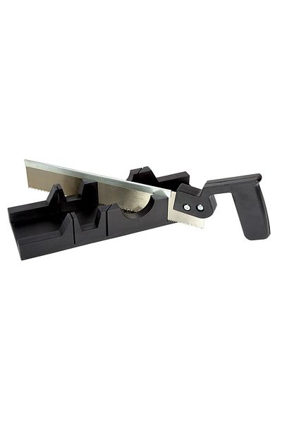 MEGA Plastic Angle Cutting Box With Saw 300X65Mm