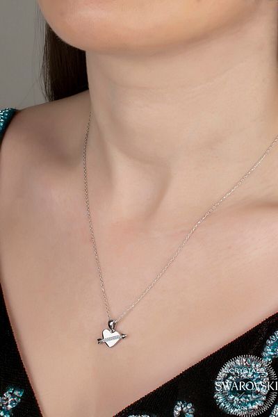 Swaroski Zirconia Stone Heart Women's Necklace - Meaningful and Special