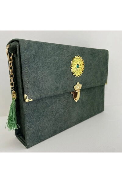 Medrese Yayınları Cami Boy 30 Cüz Kuran-ı Kerim Çantalı (YEŞİL RENK)